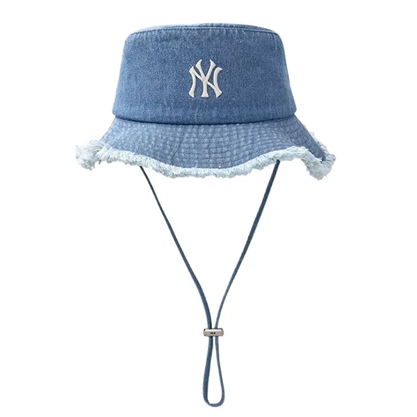 Mũ MLB Colored Denim Safari Bucket Hat New York Yankees 3AHTD025N-50BLL Màu Xanh Blue