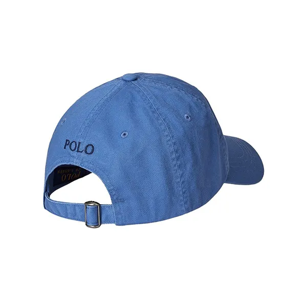 Mũ Ralph Lauren Cotton Chino Baseball Cap Classic Blue Màu Xanh Size 59
