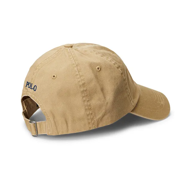 Mũ Ralph Lauren Cotton Chino Baseball Cap Màu Be Size 59