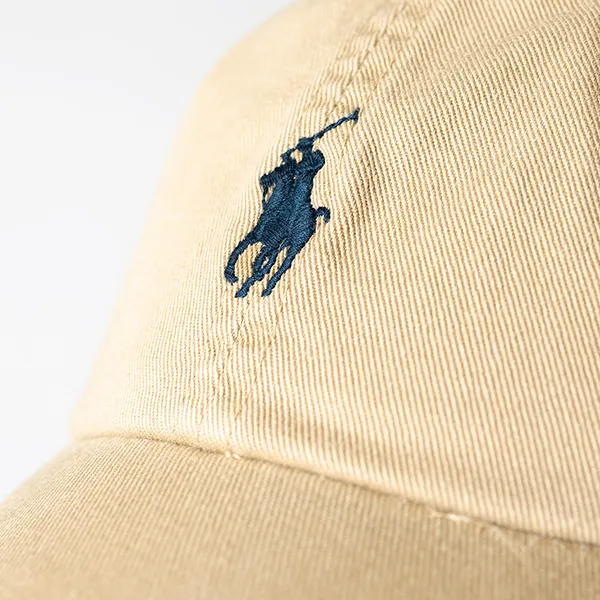 Mũ Ralph Lauren Cotton Chino Baseball Cap Màu Be Size 59