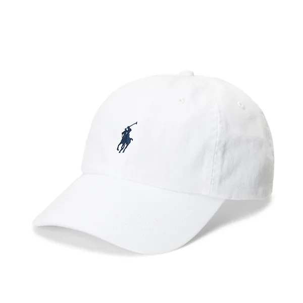Mũ Ralph Lauren Cotton Chino Baseball Cap Pale Cream Màu Trắng Size 59