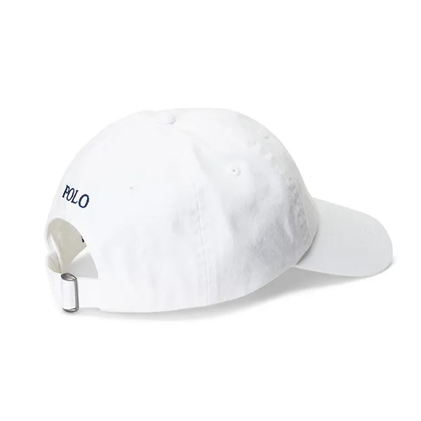 Mũ Ralph Lauren Cotton Chino Baseball Cap Pale Cream Màu Trắng Size 59