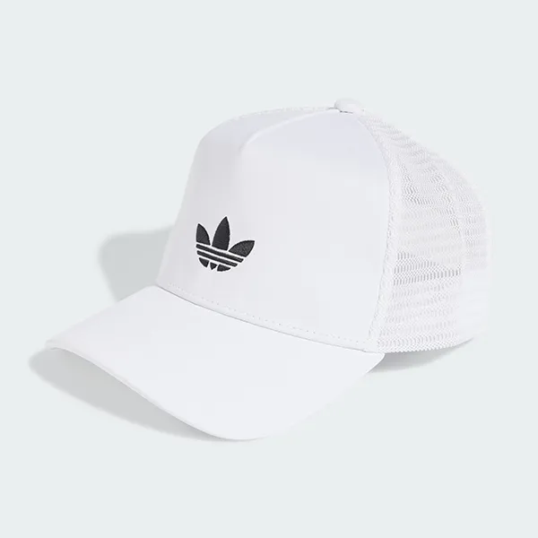 Mũ Unisex Adidas Classic Adicolor Curved Brim Foam Trucker Hat JC6039 Màu Trắng Size 54-57