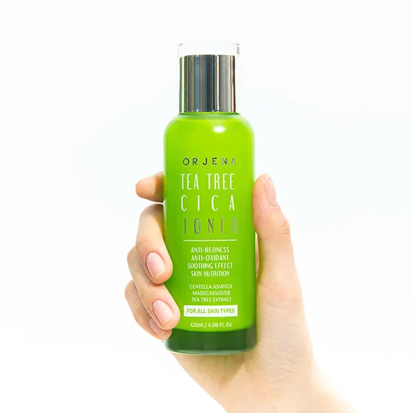 Nước Hoa Hồng Orjena Chiết Xuất Trà Xanh Và Rau Má Hỗ Trợ Làm Dịu Da 120ml