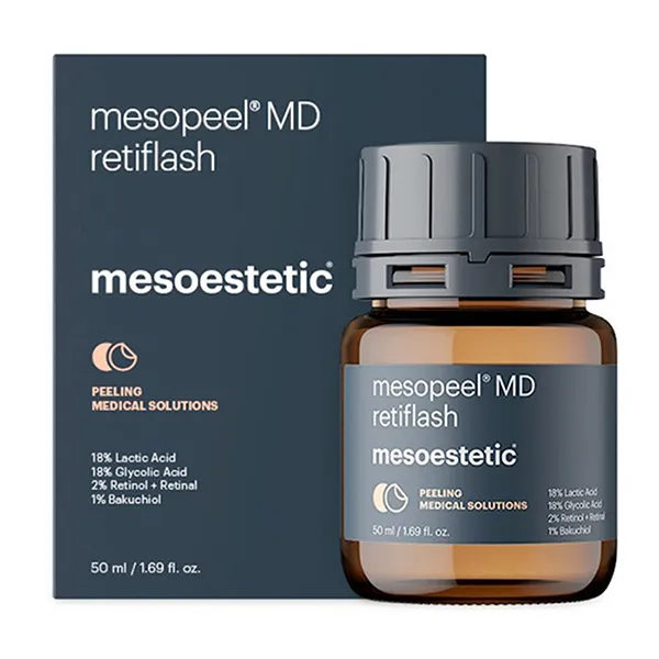 Peel Mesoestetic Mesopeel MD Retiflash Ngăn Ngừa Lão Hóa, Cấp Ẩm Và Dưỡng Da Hồng Hào 50ml