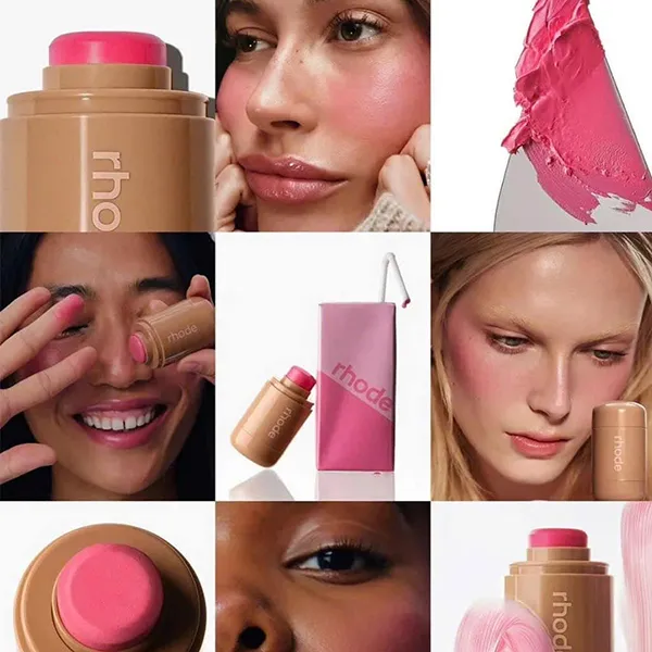 Phấn Má Hồng Dạng Kem Rhode Pocket Blush De Poche Juice Box - Hot Pink Màu Hồng 5.3g