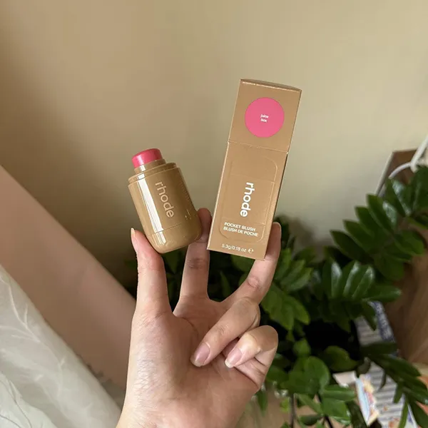 Phấn Má Hồng Dạng Kem Rhode Pocket Blush De Poche Juice Box - Hot Pink Màu Hồng 5.3g