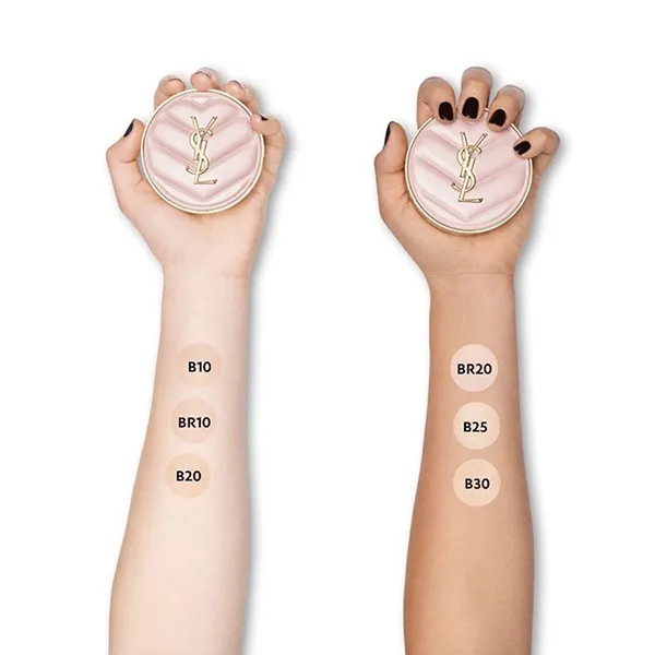 Phấn Nước Yves Saint Laurent YSL Touche Eclat Glow-Pact Cushion High Cover Mesh Foundation Tone B10