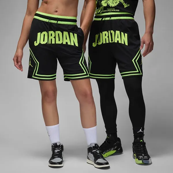 Quần Short Nam Nike Jordan Dri-Fit Sports Diamond FV8612-010 Màu Đen/Xanh Size XL