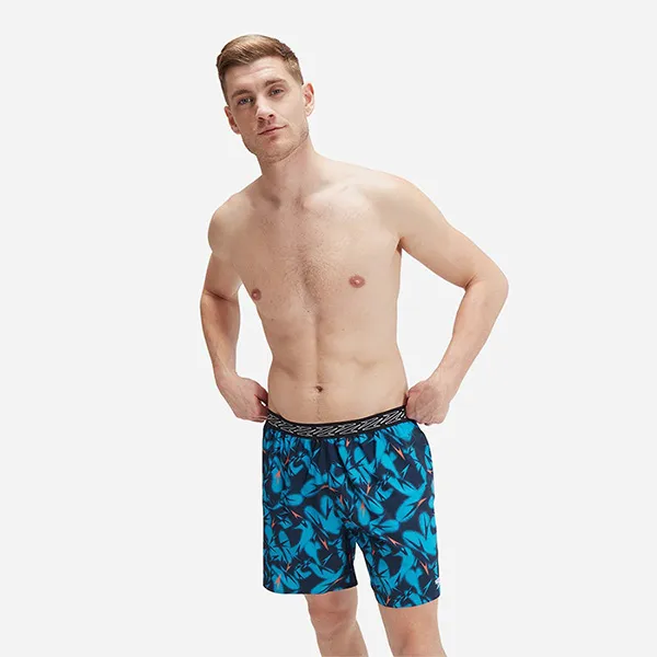 Quần Bơi Nam Speedo Hyper Boom Band Printed 16 Màu Xanh Dương Size L