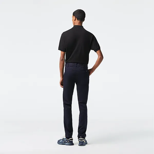 Quần Dài Nam Lacoste Cotton Gabardine HH8946-10 HDE Màu Xanh Than Size 36