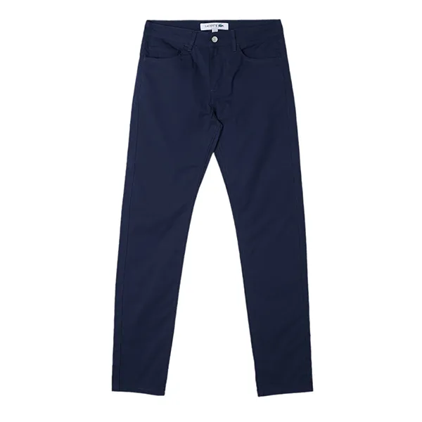 Quần Dài Nam Lacoste Erkek Slim Fit Lacivert Pantolon HH0414 166 Màu Xanh Navy Size 34