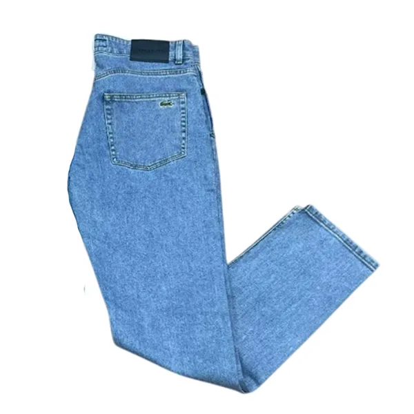 Quần Jean Nam Lacoste Men's Slim Fit Màu Xanh Nhạt Size 30