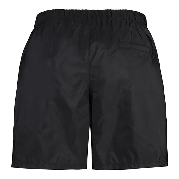 Quần Short Nam Prada Re-Nylon Swim Shorts Màu Đen Size 48