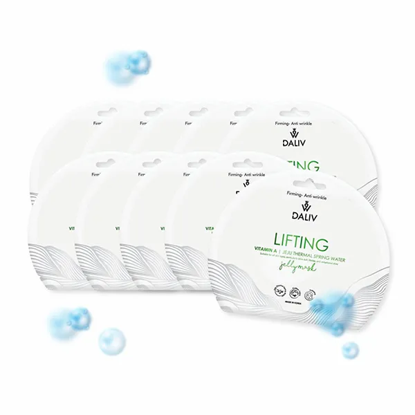 Set 10 Miếng Mặt Nạ Nâng Cơ Và Trẻ Hóa Làn Da Daliv Lifting Vitamin A Jeju Thermal Spring Water 30g