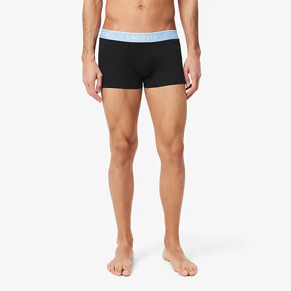 Set 3 Quần Lót Nam Lacoste Trunk 3 Pack 5H1297 B68 Màu Đen Size S