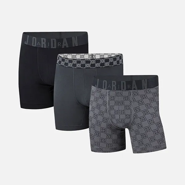 Set 3 Quần Lót Nam Nike Jordan Flight Modal 23 Monogram JM0691-023 Phối Màu
