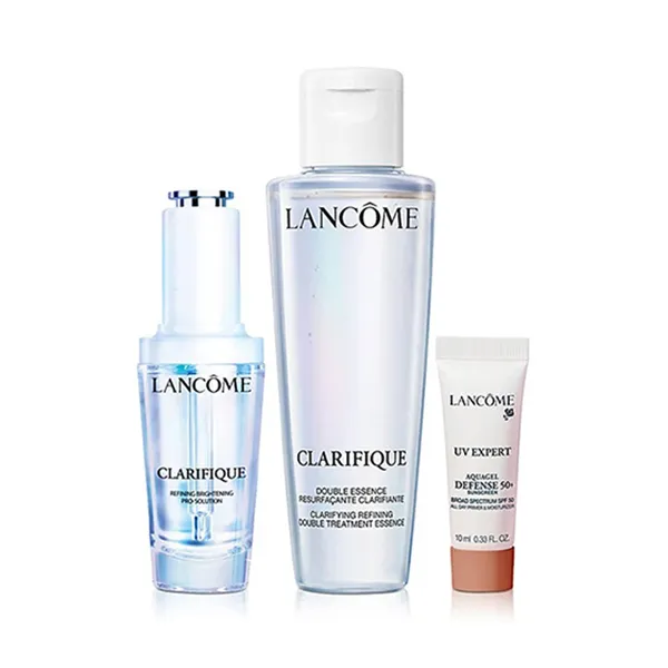 Set Dưỡng Da Lancôme Clarifique Brightening Skincare Routine Discovery 3 Món