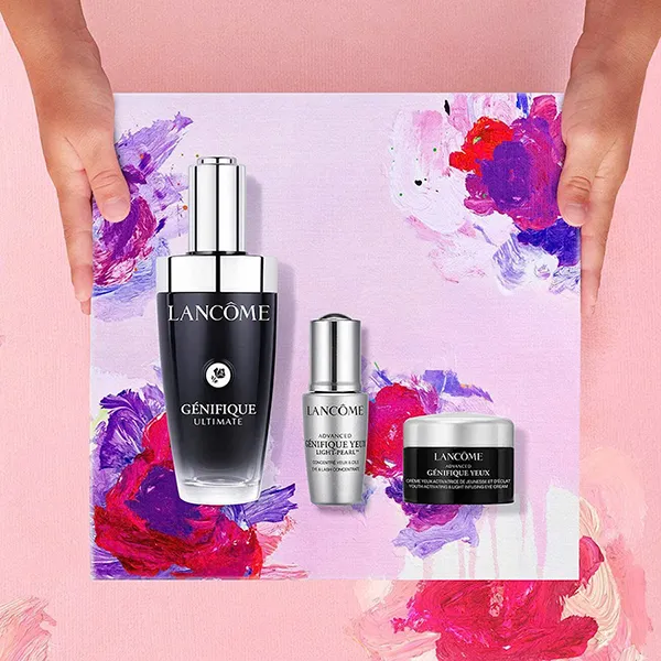 Set Dưỡng Da Lancôme Génifique Ultimate Serum 3 Món