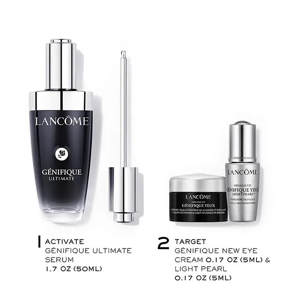 Set Dưỡng Da Lancôme Génifique Ultimate Serum 3 Món