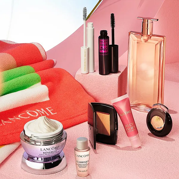 Set Mỹ Phẩm Lancôme Idôle Eau De Toilette Summer Vault 9 Món
