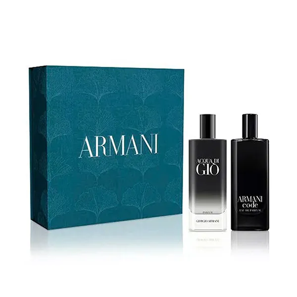 Set Nước Hoa Nam Giorgio Armani Acqua Di Gio Parfum And Armani Code EDP (15ml x 2)