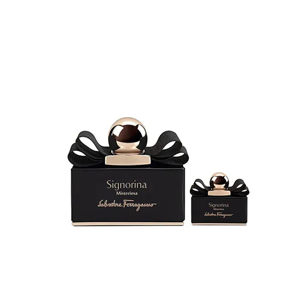 Set Nước Hoa Nữ Salvatore Ferragamo Signorina Misteriosa EDP (100ml + Mini 5ml + Dưỡng Thể 50ml)