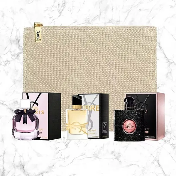 Set Nước Hoa Nữ Yves Saint Laurent YSL Mini Libre Mon Paris Black Opium EDP (3 x 7.5ml)
