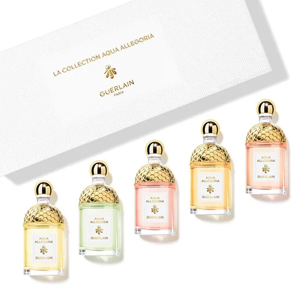 Set Nước Hoa Unisex Guerlain Aqua Allegoria Collection Set 5 Món