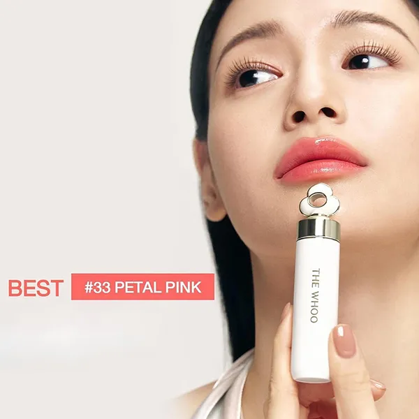 Set Son Dưỡng Và Kem Nền Kiêm Chắn Nắng The Whoo Royal Special (Lip Glow Balm 33 Petal Pink + Brightening UV Protective BB Cream SPF50+/PA+++) 3 Món