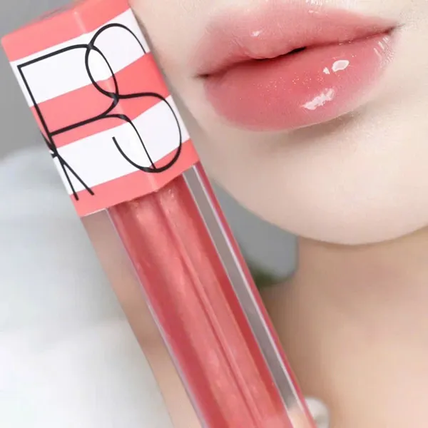 Son Bóng Nars Afterglow Lip Oil Limited Editions 777 Orgasmac Màu Hồng Đào Ánh Nhũ