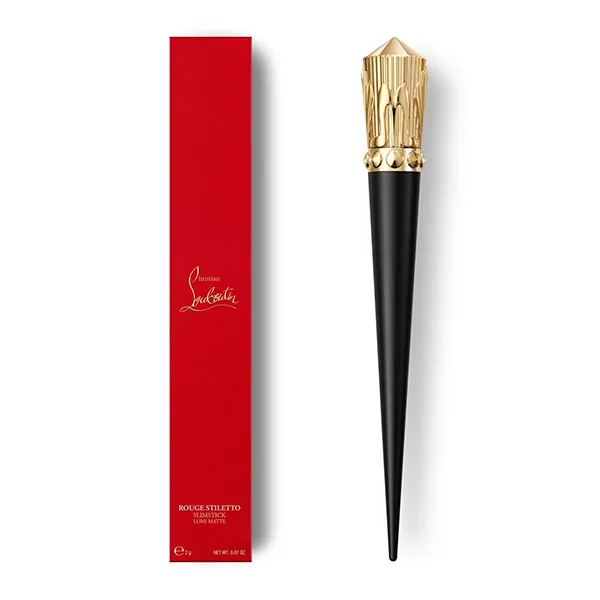 Son Christian Louboutin Rouge Stiletto Lumi Matte Lipstick 157L Red Wood Màu Đỏ Gạch