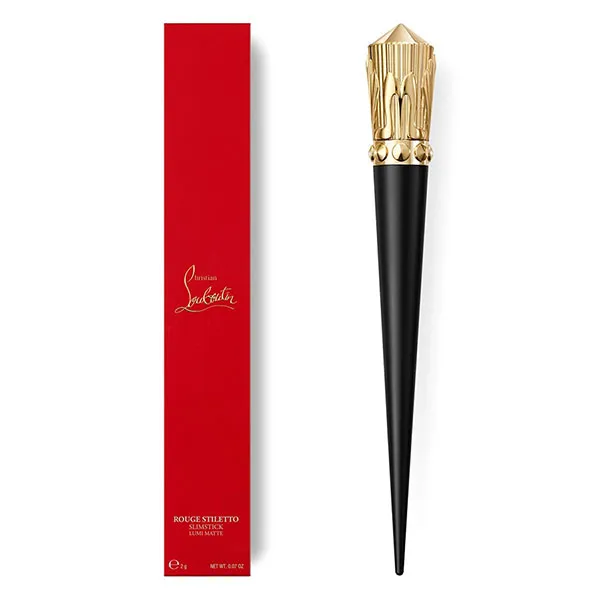 Son Christian Louboutin Rouge Stiletto Lumi Matte Lipstick 386L Nude Rose Màu Hồng Khô