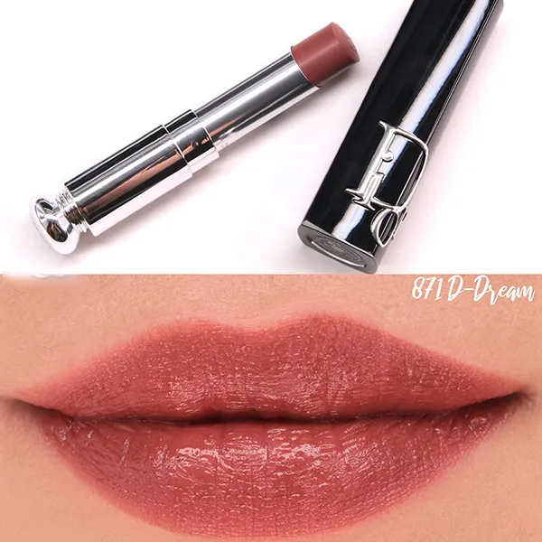 Son Dior Addict Hydrating Shine Lipstick 871 D-Dream Màu Đỏ Nâu Đất