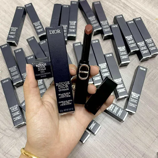 Son Dior Rouge Dior On Stage 565 Fearless Brown Màu Đỏ Nâu Đất