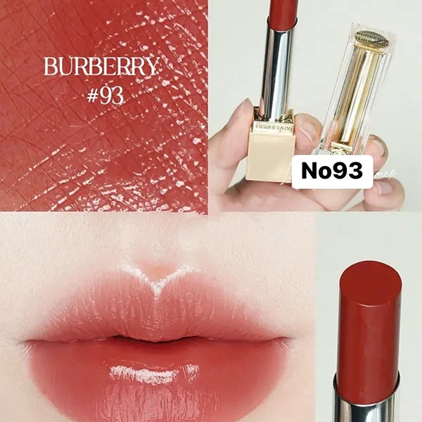 Son Dưỡng Burberry Brit Shine Lipstick 93 Russet Màu Đỏ Nâu