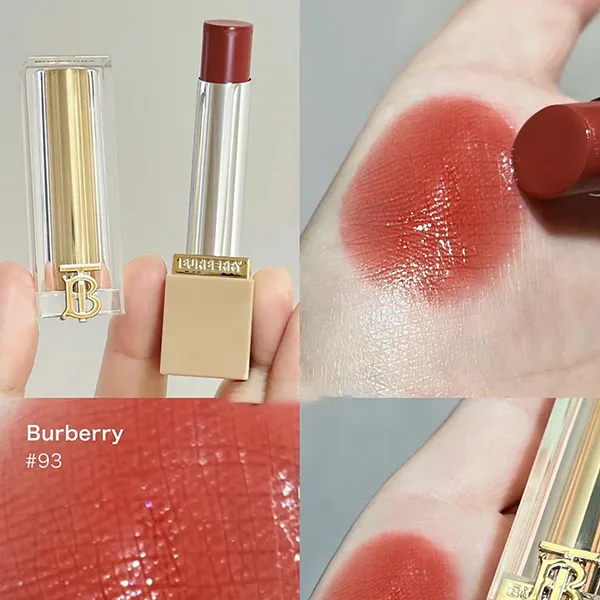Son Dưỡng Burberry Brit Shine Lipstick 93 Russet Màu Đỏ Nâu