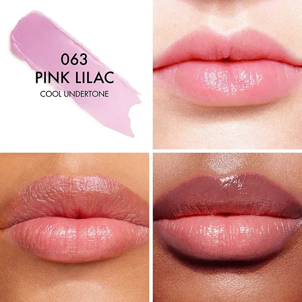 Son Dưỡng Dior Addict Lip Balm Glow 063 Pink Lilac Màu Hồng Tím