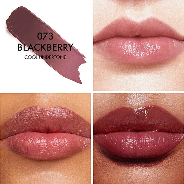 Son Dưỡng Dior Addict Lip Glow 073 Blackberry Màu Tím Mận (Fullbox)