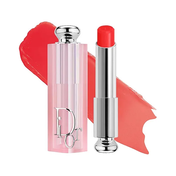 Son Dưỡng Dior Addict Lip Glow Balm 015 Màu Đỏ Cherry (Logo Bạc)