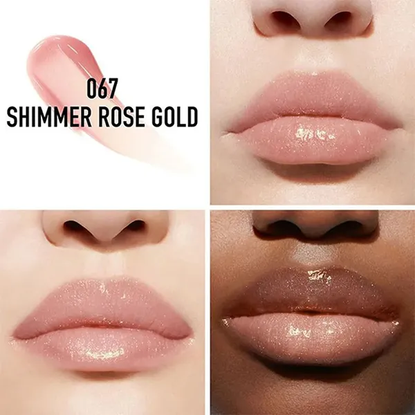 Son Dưỡng Dior Collagen Addict Lip Maximizer 067 Shimmer Rose Gold Màu Hồng Vàng