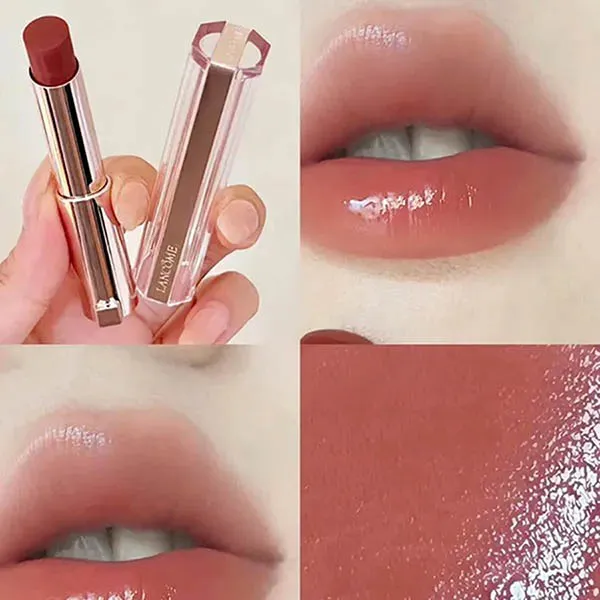 Son Dưỡng Lancôme Idôle Lip Squalane Butterglow 53 The Tea Is Hot Màu Hồng Nâu Ấm