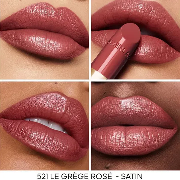 Son Guerlain Rouge G Satin Lipstick Refill 521 Le Grege Rose Màu Hồng Đất