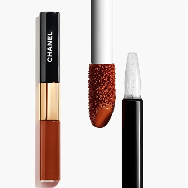 Son Kem Chanel Le Rouge Duo Ultra Tenue Ultrawear Liquid Lip 196 Red Brown Màu Đỏ Nâu Đất