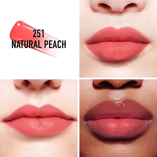Son Kem Dior Addict Lip Tint 251 Natural Peach Màu Cam Đào (Fullbox)