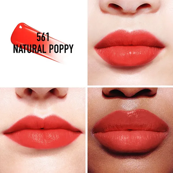 Son Kem Dior Addict Lip Tint 561 Natural Poppy Màu Đỏ Cam (Fullbox )