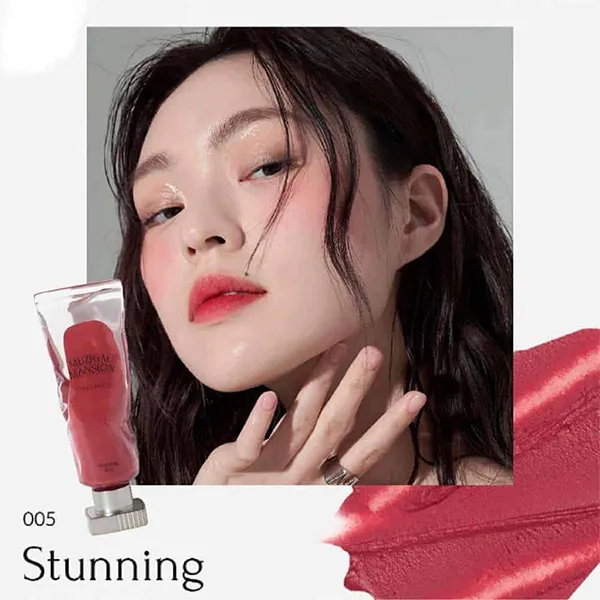 Son Kem Muzigae Mansion Object Liquid 005 Stunning Màu Hồng Đào