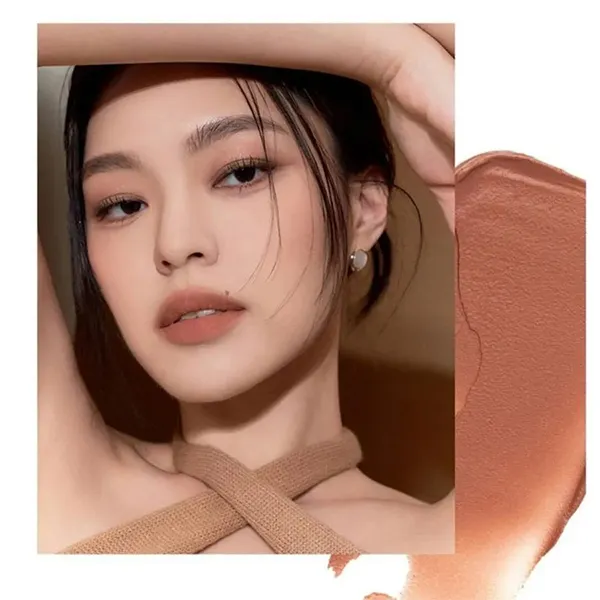 Son Kem Muzigae Mansion Objet Liquid 015 Pride Màu Cam Đất