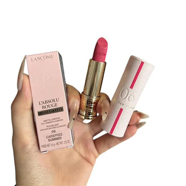 Son Lancôme Absolute Perfect Lipstick Velvet Matte Lucky Limited Edition 06 Carefree Summer Màu Hồng Sen