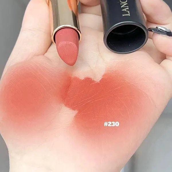 Son Lancôme L'Absolu Rouge Drama Matte Lipstick 230 Unleash The Drama Màu Cam Cháy